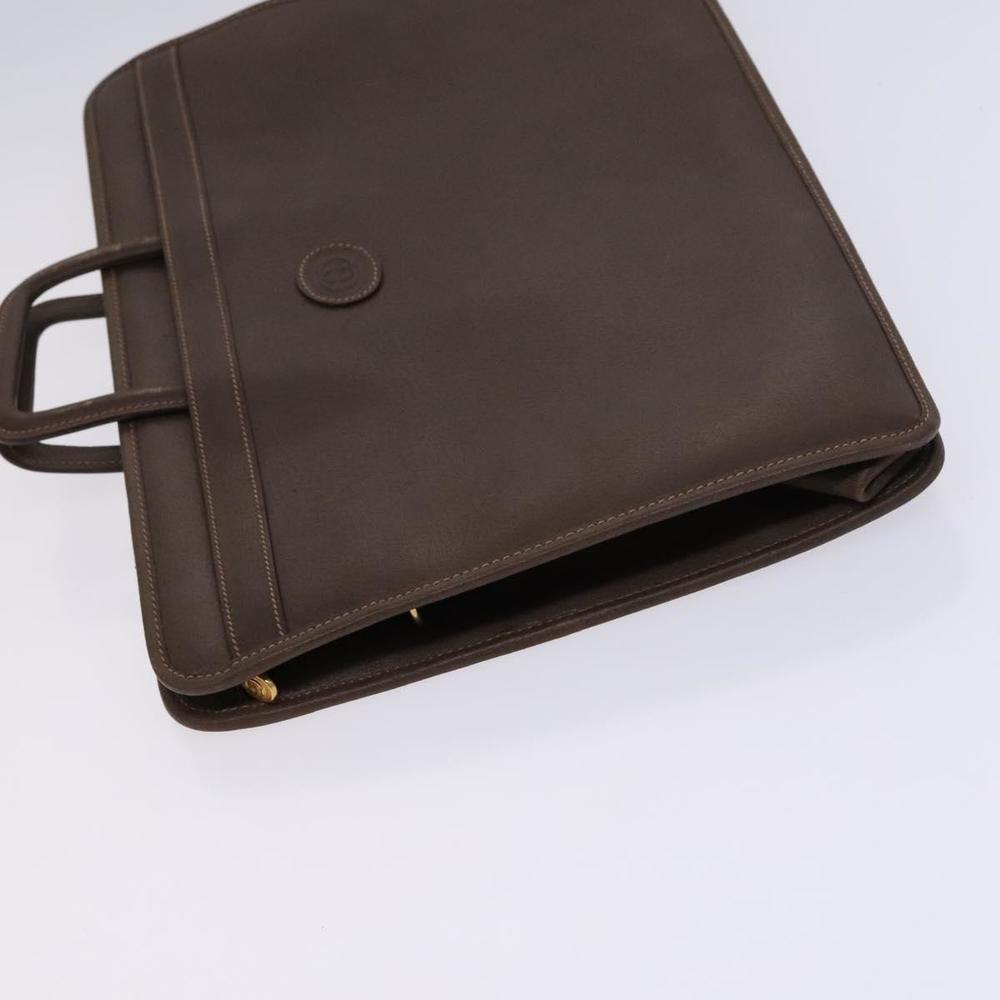 GUCCI Business Bag Leather 2way Brown Auth ep8518 - Picture 4 of 16